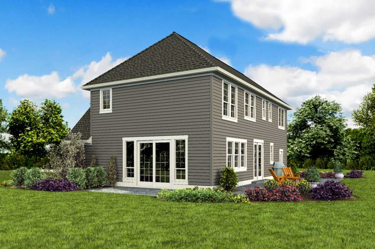 Plan 69698AM: 4-Bed House Plan with Dynamic Exterior - 2535 Sq Ft - Image #10 - Northwest, Traditional