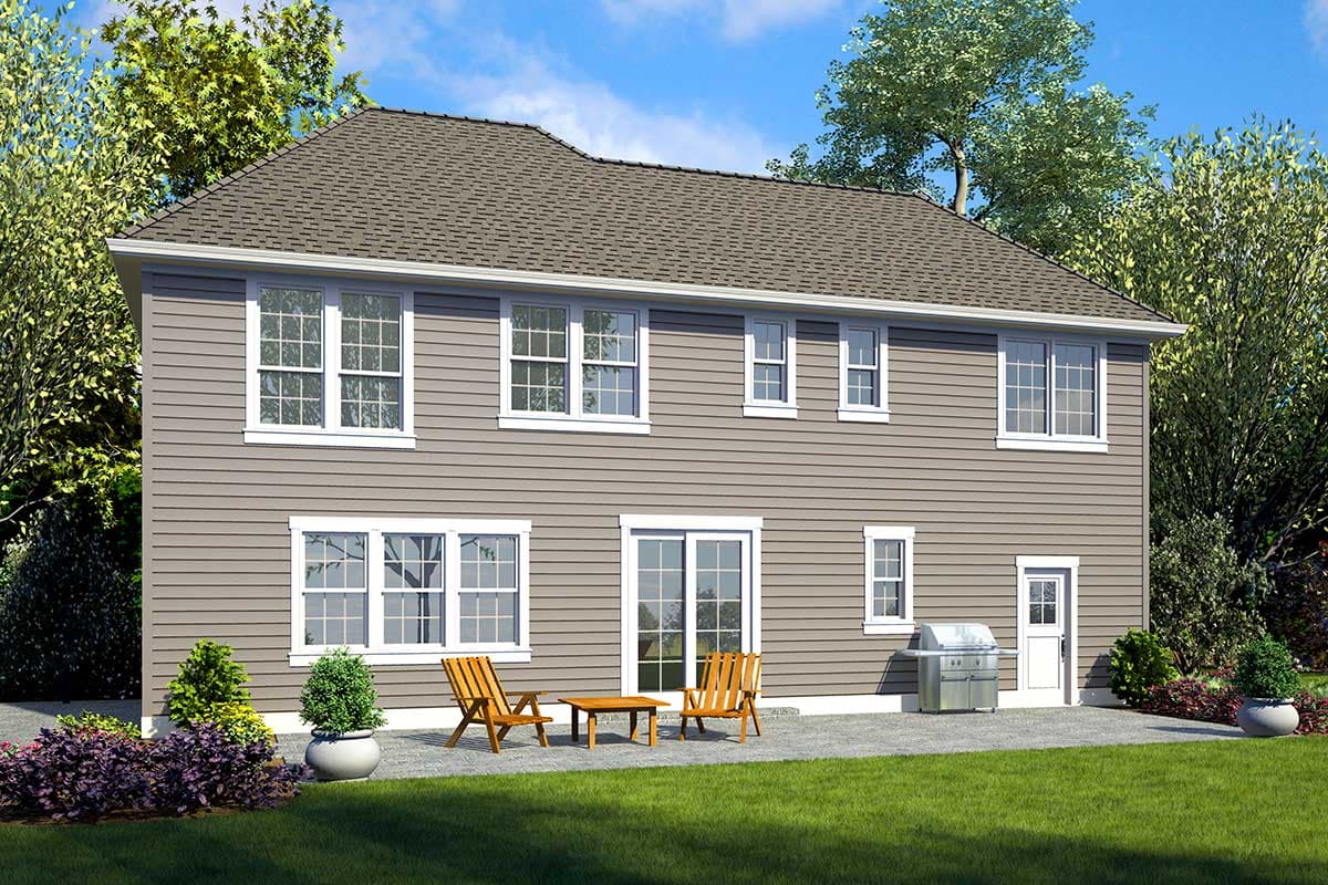 Plan 69698AM: 4-Bed House Plan with Dynamic Exterior - 2535 Sq Ft - Image #8 - Northwest, Traditional