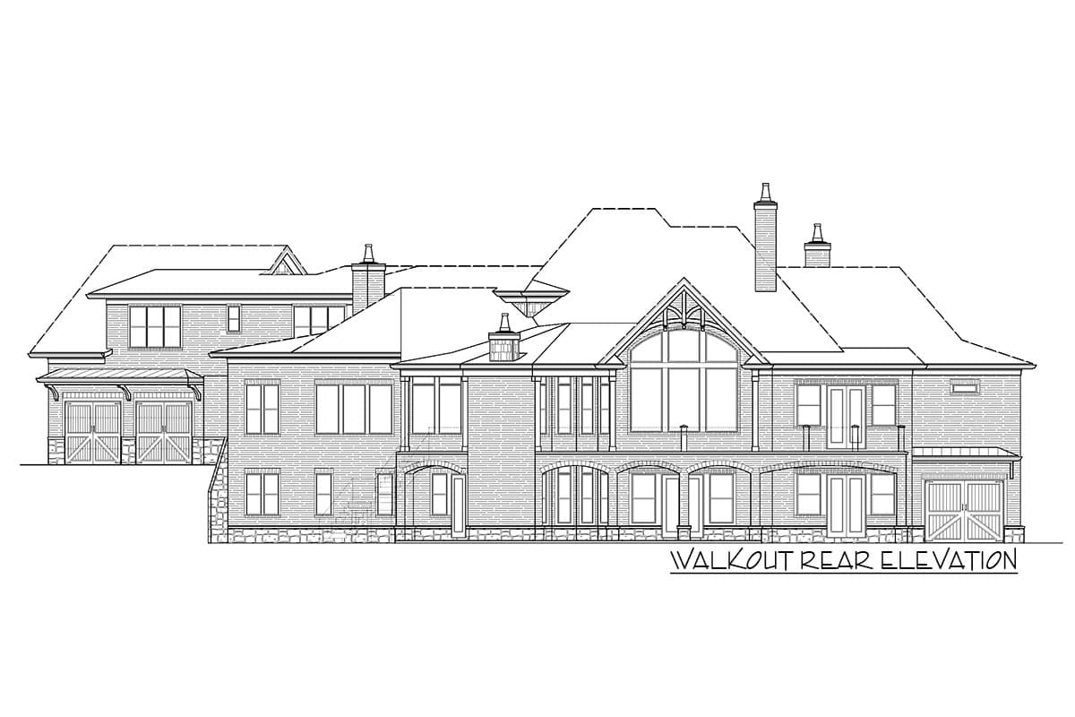 Plan 25644GE: Luxury Craftsman with 2nd floor Guest Suite - Image #70 - Craftsman, European, Rustic, Traditional