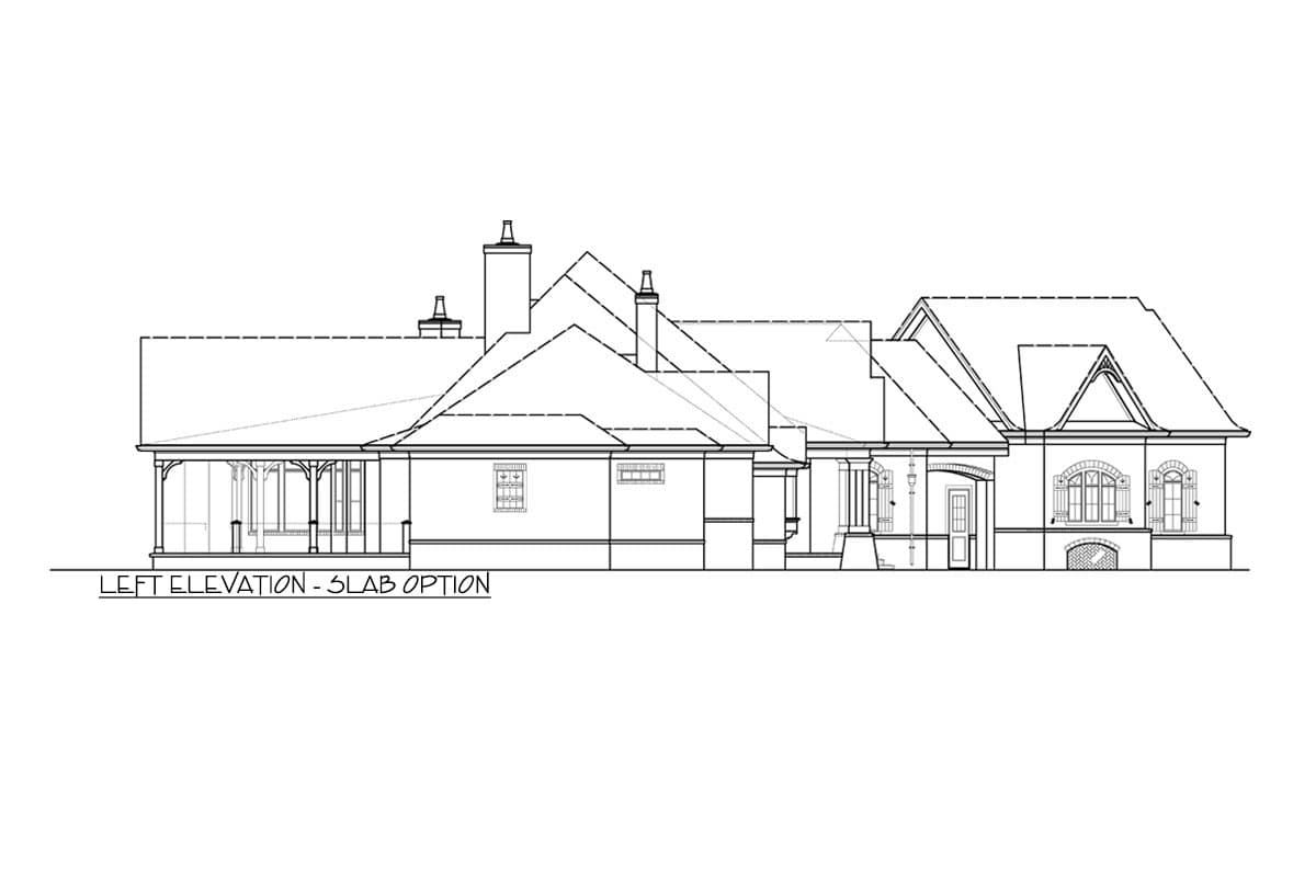 Plan 25644GE: Luxury Craftsman with 2nd floor Guest Suite - Image #71 - Craftsman, European, Rustic, Traditional