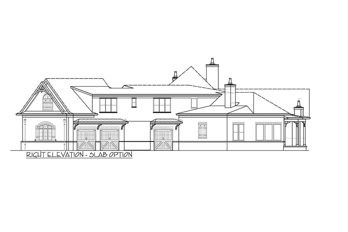 Plan 25644GE: Luxury Craftsman with 2nd floor Guest Suite - Image #73 - Craftsman, European, Rustic, Traditional