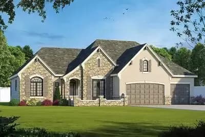 2-Bed House Plan with Multiple Options Included