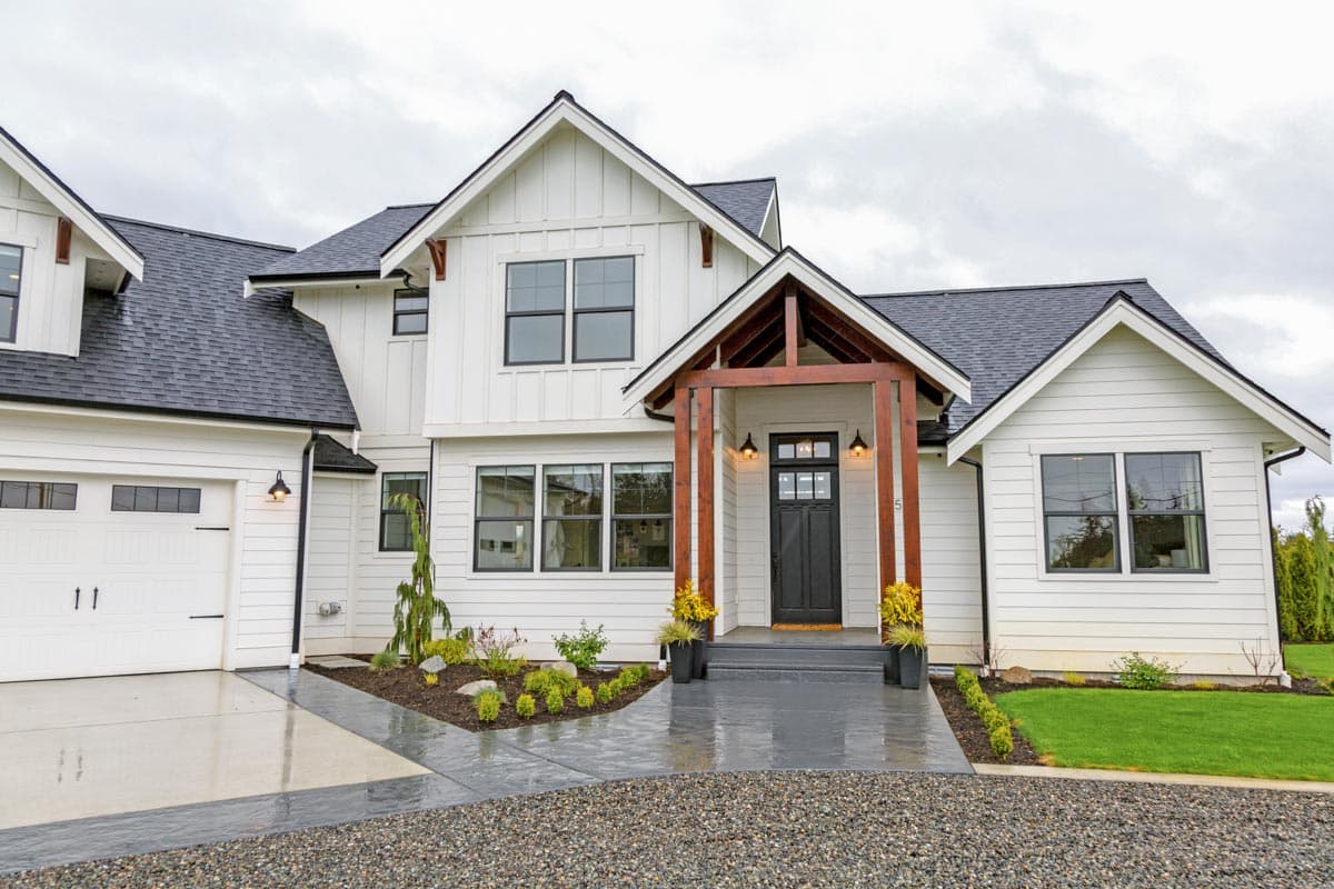 Plan 280011JWD: Stunning 3-Bedroom Modern Farmhouse With Angled Garage - Image #8 - Country, Farmhouse, Modern Farmhouse, New American, Northwest, Traditional