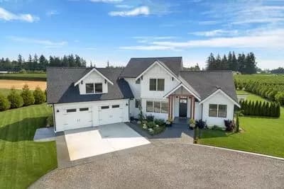 Stunning 3-Bedroom Modern Farmhouse With Angled Garage