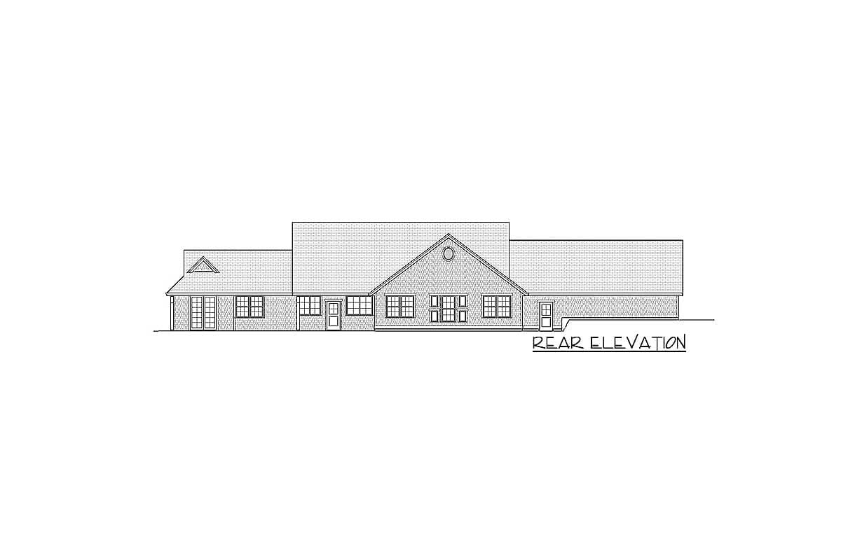 Plan 280013JWD: Beautiful 4-Bedroom Country House Plan with Vaulted Great Room - Image #37 - Cape Cod, Country, Traditional