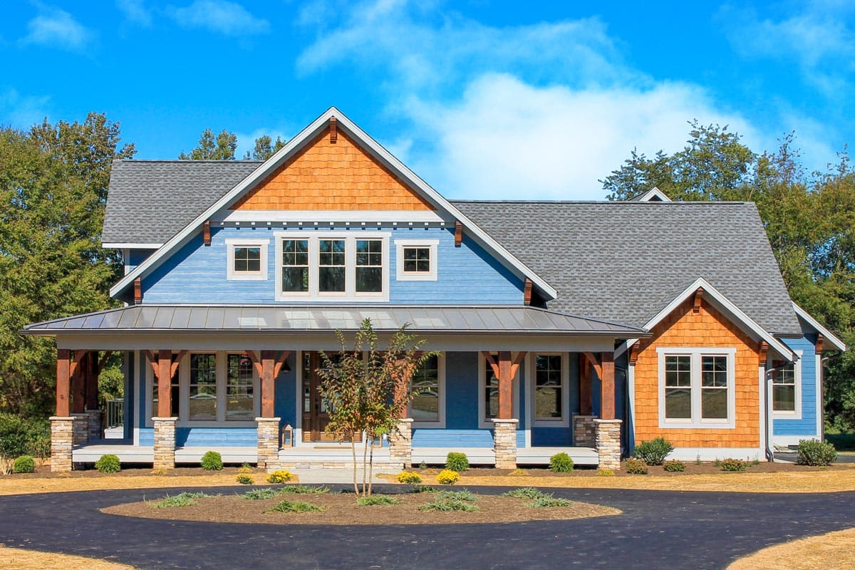 Plan 500050VV: 3500 Square Foot Craftsman House Plan with Main Level Guest Room - 3518 Sq Ft - Image #6 - Country, Craftsman, New American, Northwest