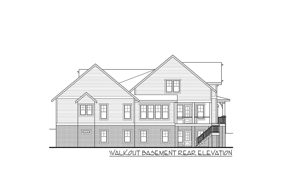 Plan 500050VV: 3500 Square Foot Craftsman House Plan with Main Level Guest Room - 3518 Sq Ft - Image #13 - Country, Craftsman, New American, Northwest