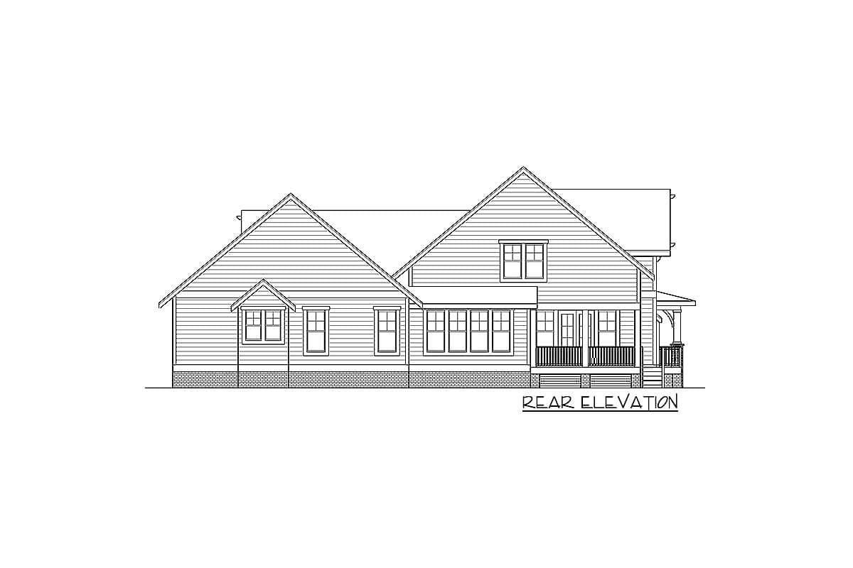 Plan 500050VV: 3500 Square Foot Craftsman House Plan with Main Level Guest Room - 3518 Sq Ft - Image #14 - Country, Craftsman, New American, Northwest