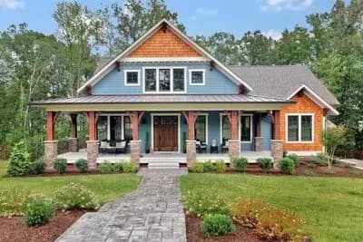 3500 Square Foot Craftsman House Plan with Main Level Guest Room - 3518 Sq Ft