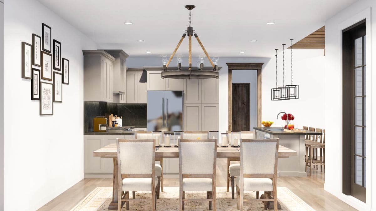 Plan 70589MK: 3-Bed House Plan with Brick Exterior and Bonus with Bath Above Garage - 1757 Sq Ft - Image #12 - Traditional