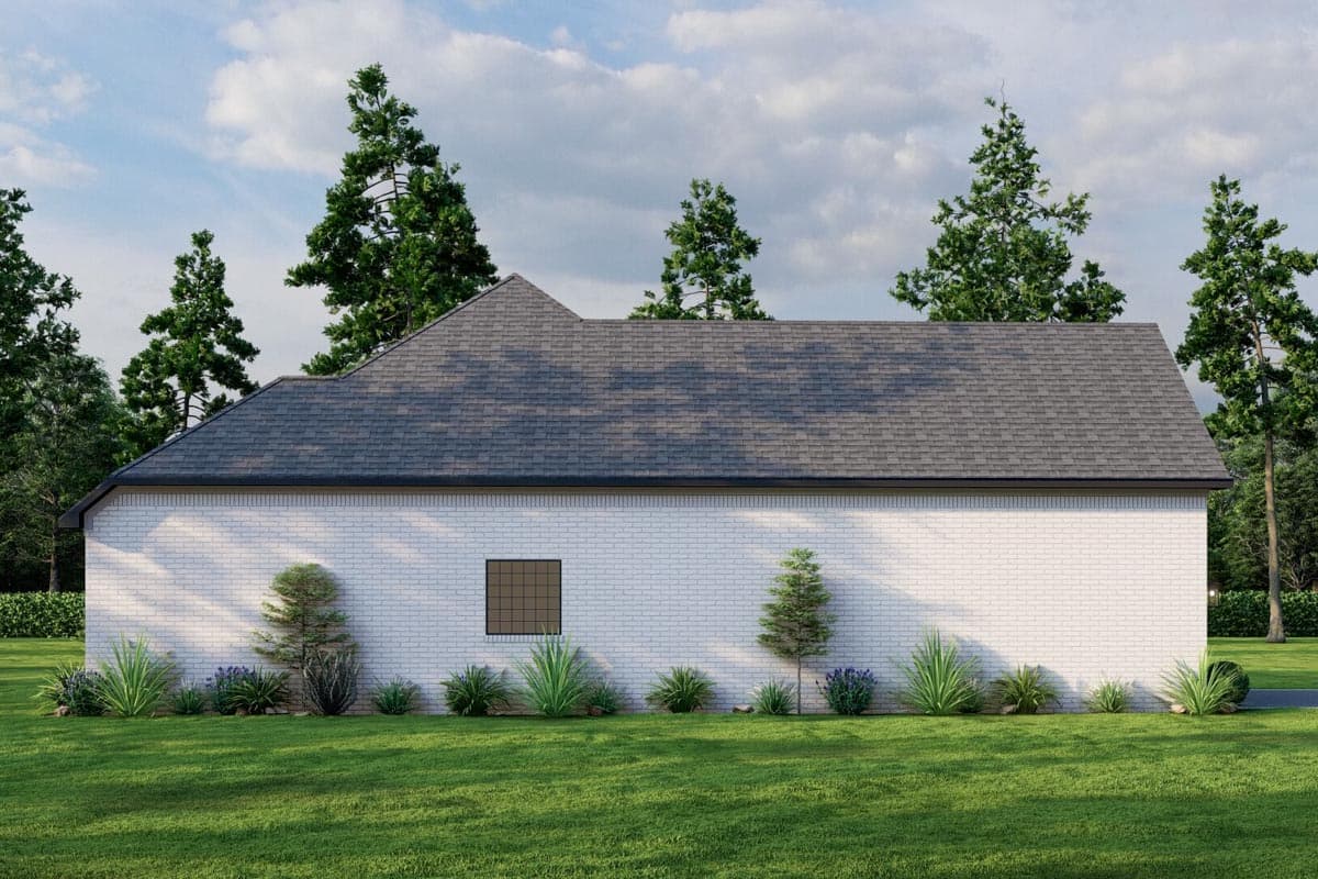 Plan 70589MK: 3-Bed House Plan with Brick Exterior and Bonus with Bath Above Garage - 1757 Sq Ft - Image #13 - Traditional