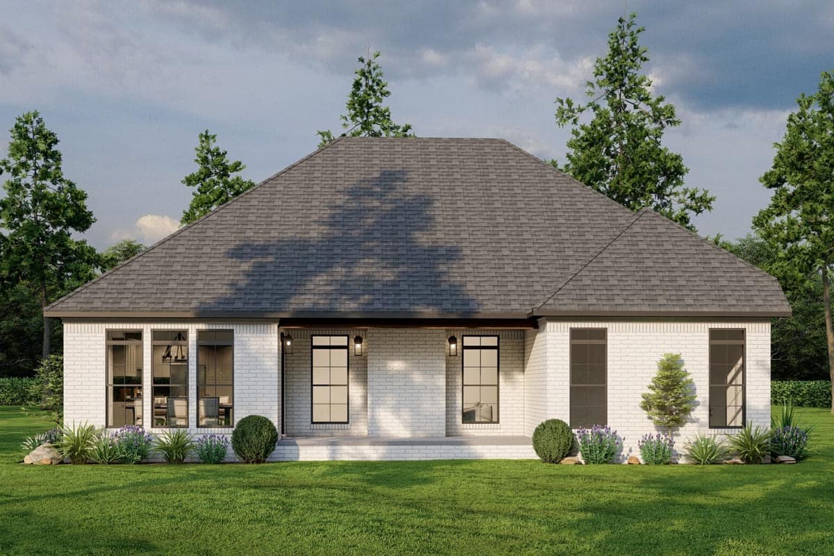 Plan 70589MK: 3-Bed House Plan with Brick Exterior and Bonus with Bath Above Garage - 1757 Sq Ft - Image #14 - Traditional