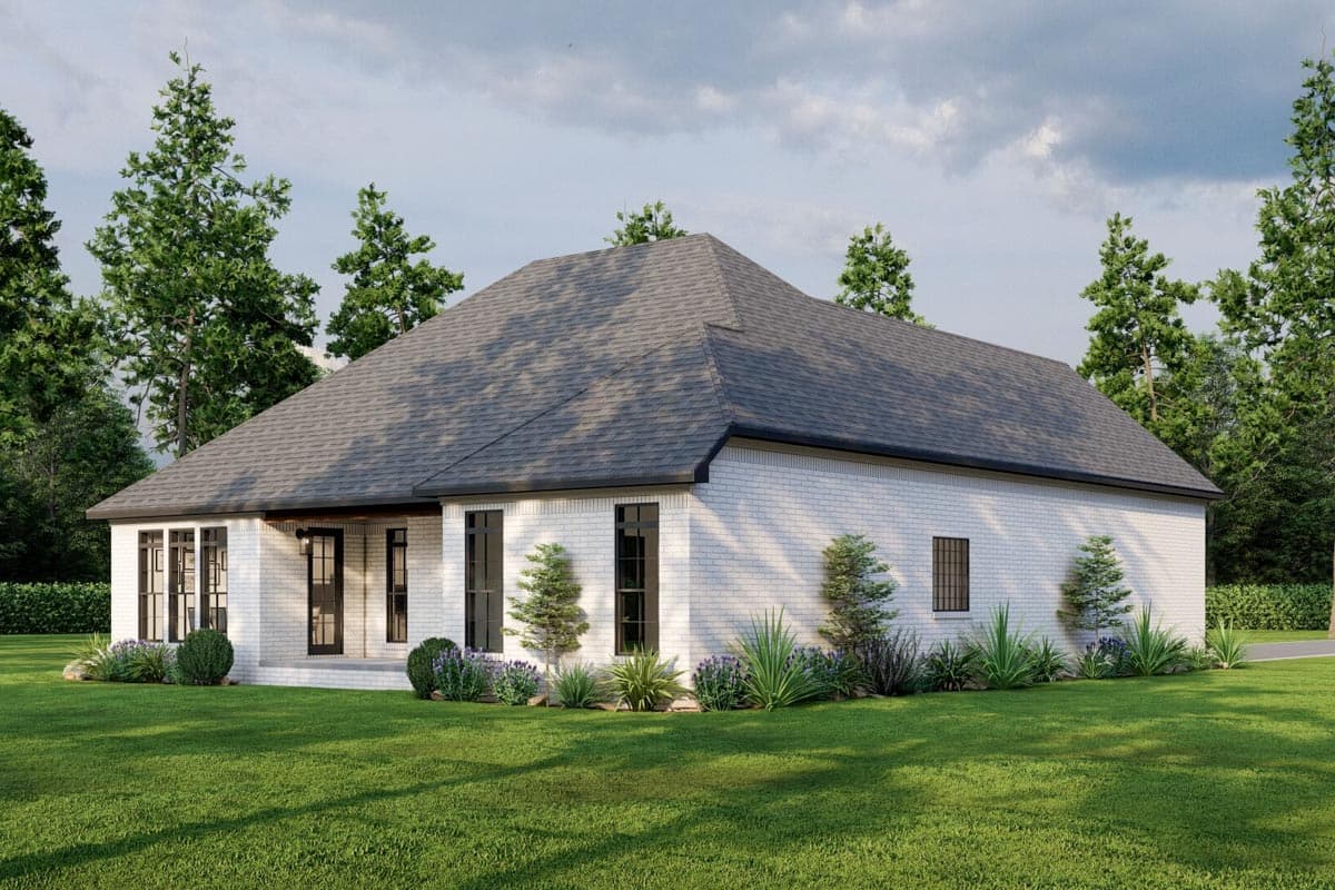 Plan 70589MK: 3-Bed House Plan with Brick Exterior and Bonus with Bath Above Garage - 1757 Sq Ft - Image #15 - Traditional