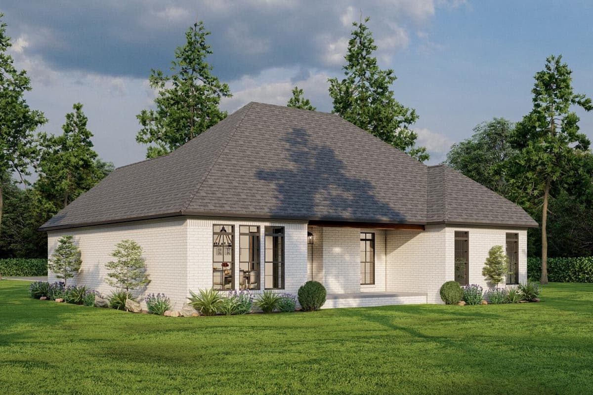 Plan 70589MK: 3-Bed House Plan with Brick Exterior and Bonus with Bath Above Garage - 1757 Sq Ft - Image #16 - Traditional