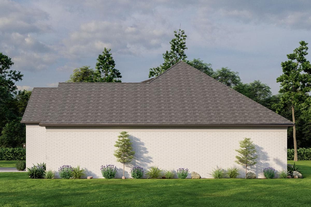 Plan 70589MK: 3-Bed House Plan with Brick Exterior and Bonus with Bath Above Garage - 1757 Sq Ft - Image #17 - Traditional