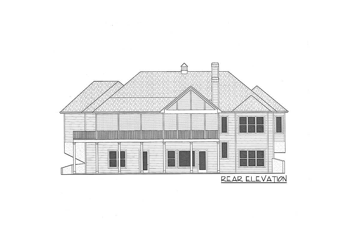 Plan 24382TW: 3-Bed Craftsman with Angled Garage for a Rear-Sloping Lot - Image #50 - Country, Craftsman, Mountain, Ranch, Rustic