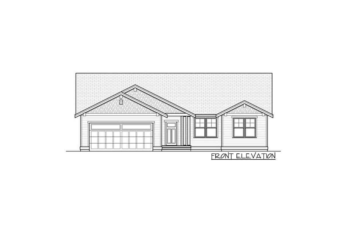 Plan 280016JWD: One-Story Craftsman Ranch Home Plan - Image #5 - Craftsman, Northwest, Ranch