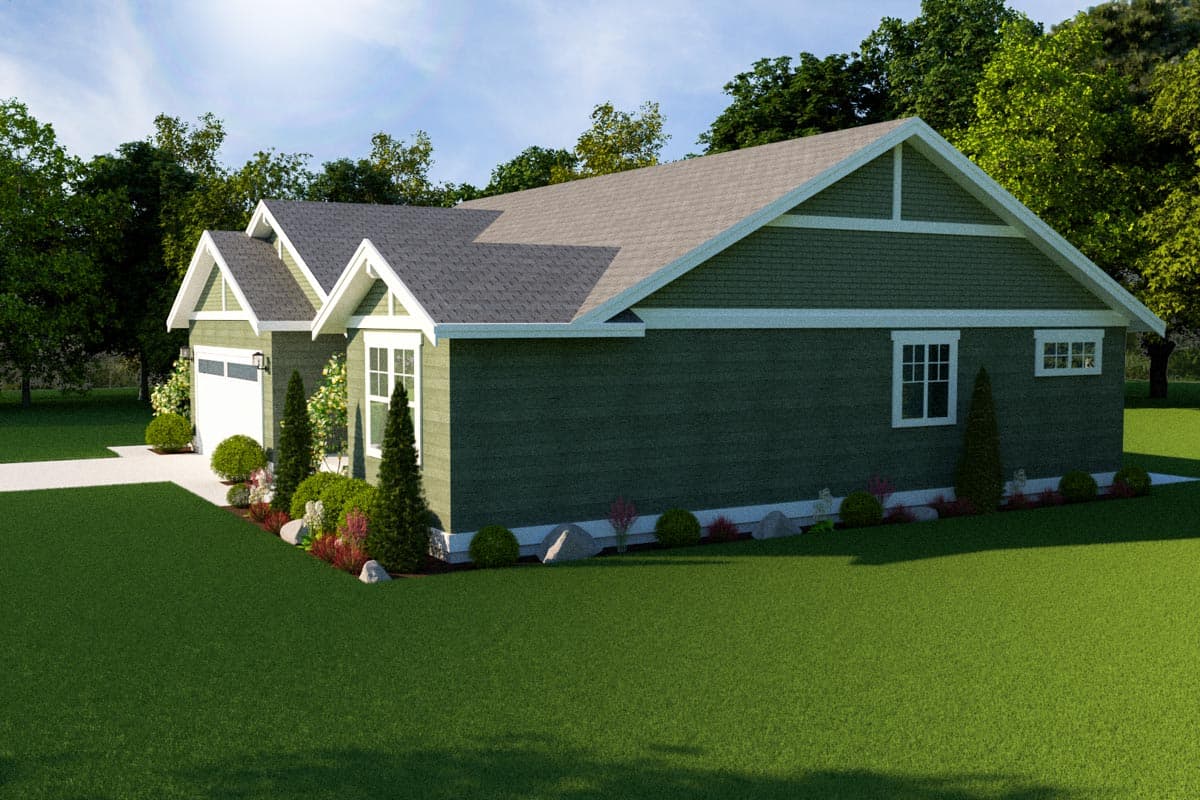 Plan 280016JWD: One-Story Craftsman Ranch Home Plan - Image #4 - Craftsman, Northwest, Ranch