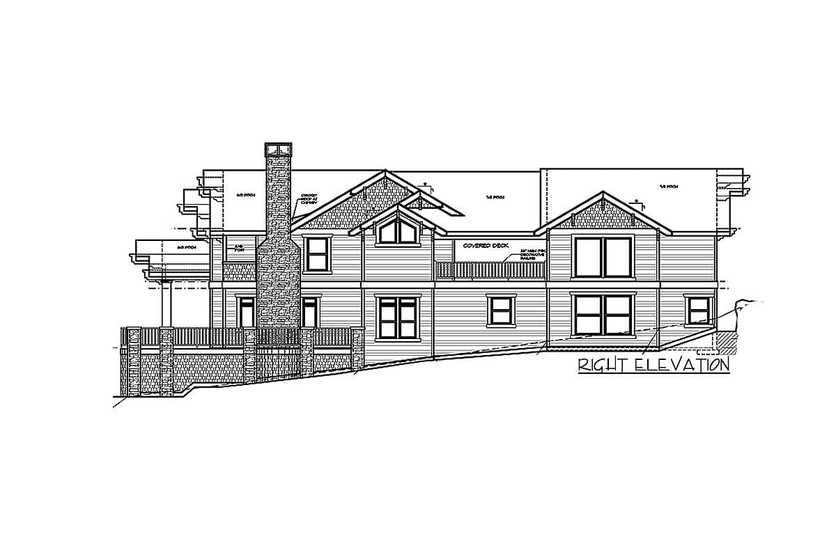 Plan 85264MS: Lodge-Style House Plan with Attached Guest House - Image #26 - Craftsman, Mountain, Northwest