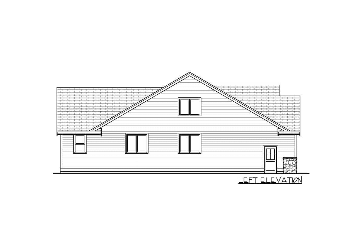 Plan 280017JWD: Traditional 4-Bedroom Home Plan with Den and Rec Room - Image #25 - Northwest, Traditional
