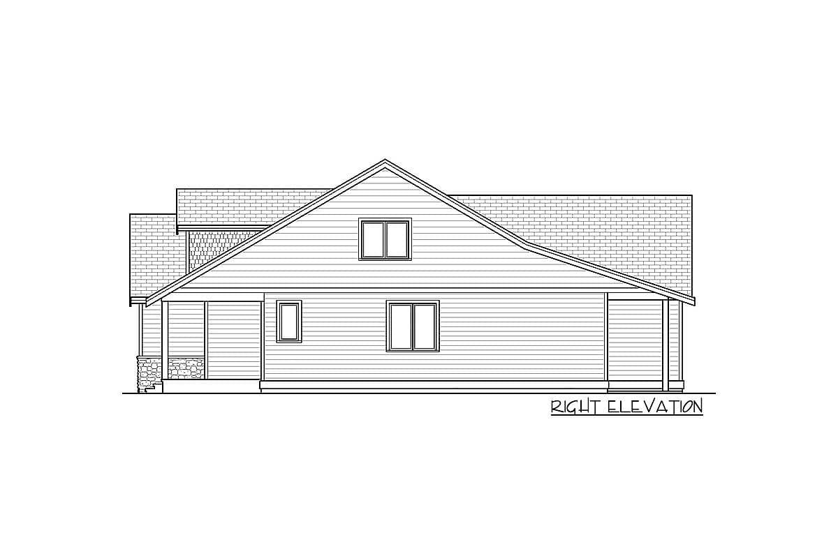 Plan 280017JWD: Traditional 4-Bedroom Home Plan with Den and Rec Room - Image #27 - Northwest, Traditional