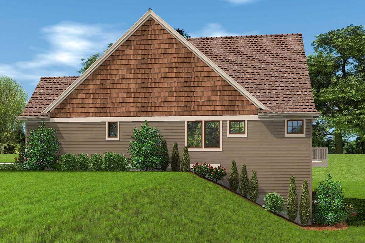 Plan 69700AM: Craftsman House Plan with Vaulted Great Room and Finished Lower Level - Image #10 - Craftsman, Northwest