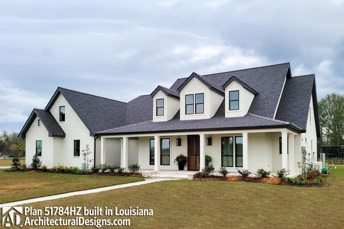 build gallery item - Farmhouse Plan 51784HZ Comes to Life in Louisiana
