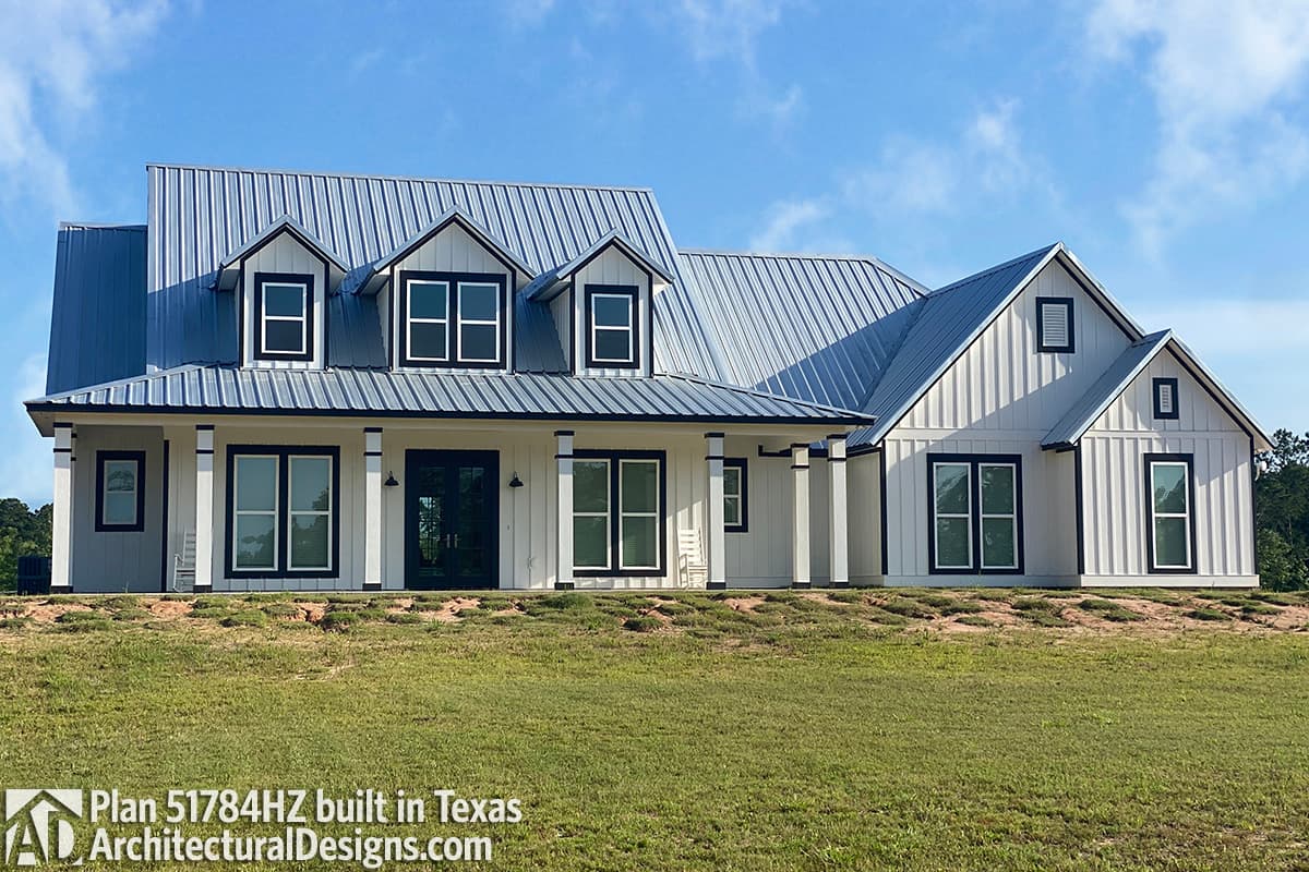 build gallery item - House Plan 51784HZ comes to life in Texas