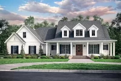 Fresh 4-Bedroom Farmhouse Plan with Bonus Room Above 3-Car Garage - 2926 Sq Ft