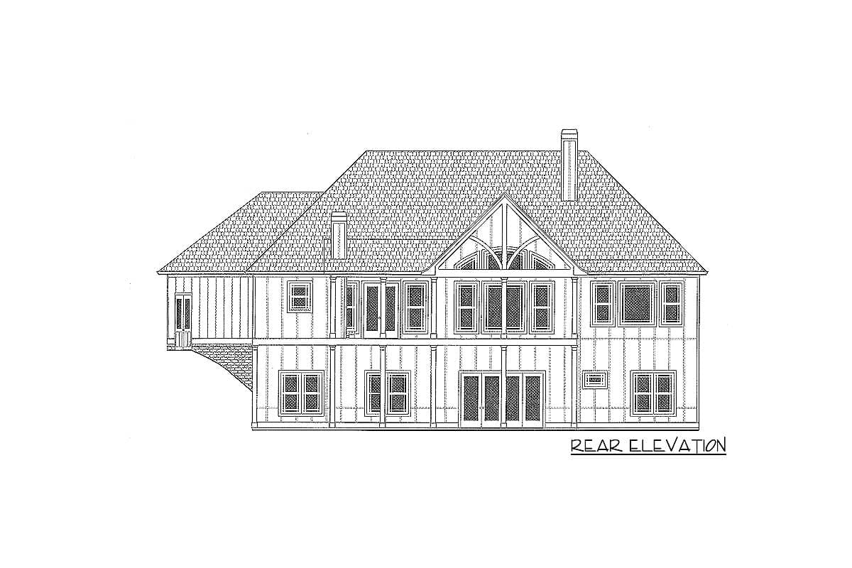 Plan 24386TW: 4-Bed Craftsman House Plan with Main-Floor Master - Image #35 - Country, Craftsman