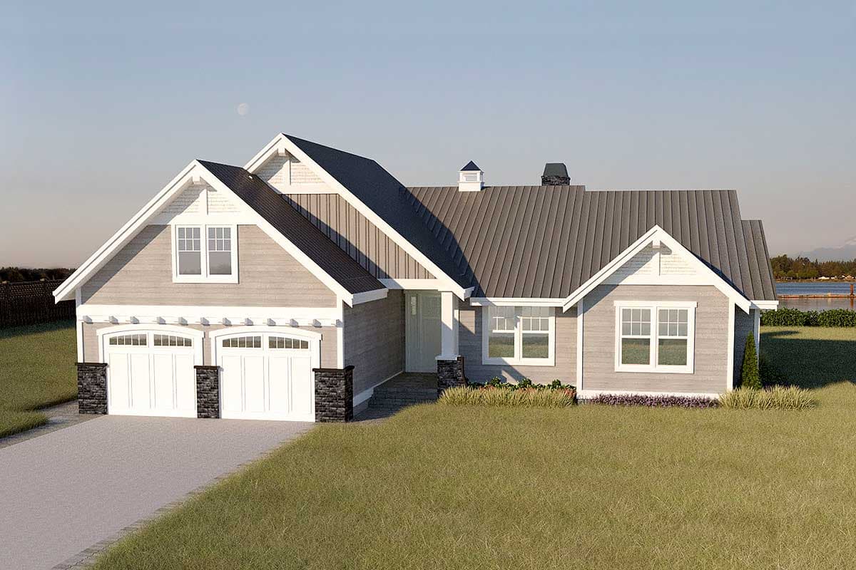 Plan 280018JWD: Charming 3-Bedroom Craftsman House Plan with Open Concept Main Floor - Image #23 - Cape Cod, Coastal, Craftsman