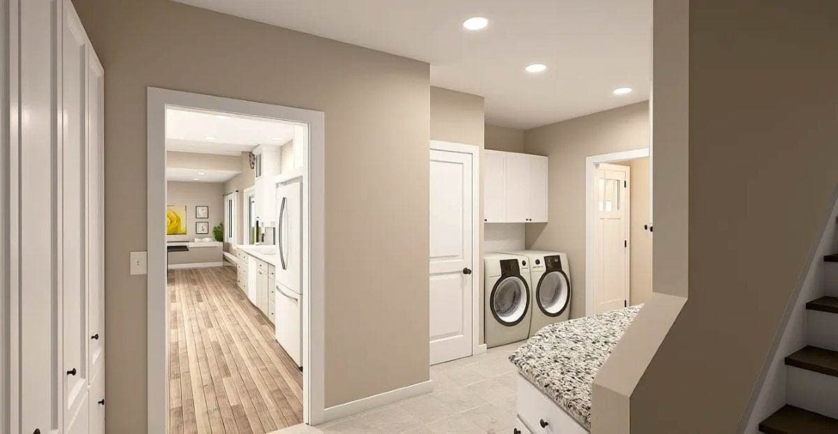 Plan 28928JJ: 4-Bed Modern Farmhouse Plan with Expanded Outdoor Living In Back - 2372 Sq Ft - Image #9 - Country, Farmhouse, Traditional