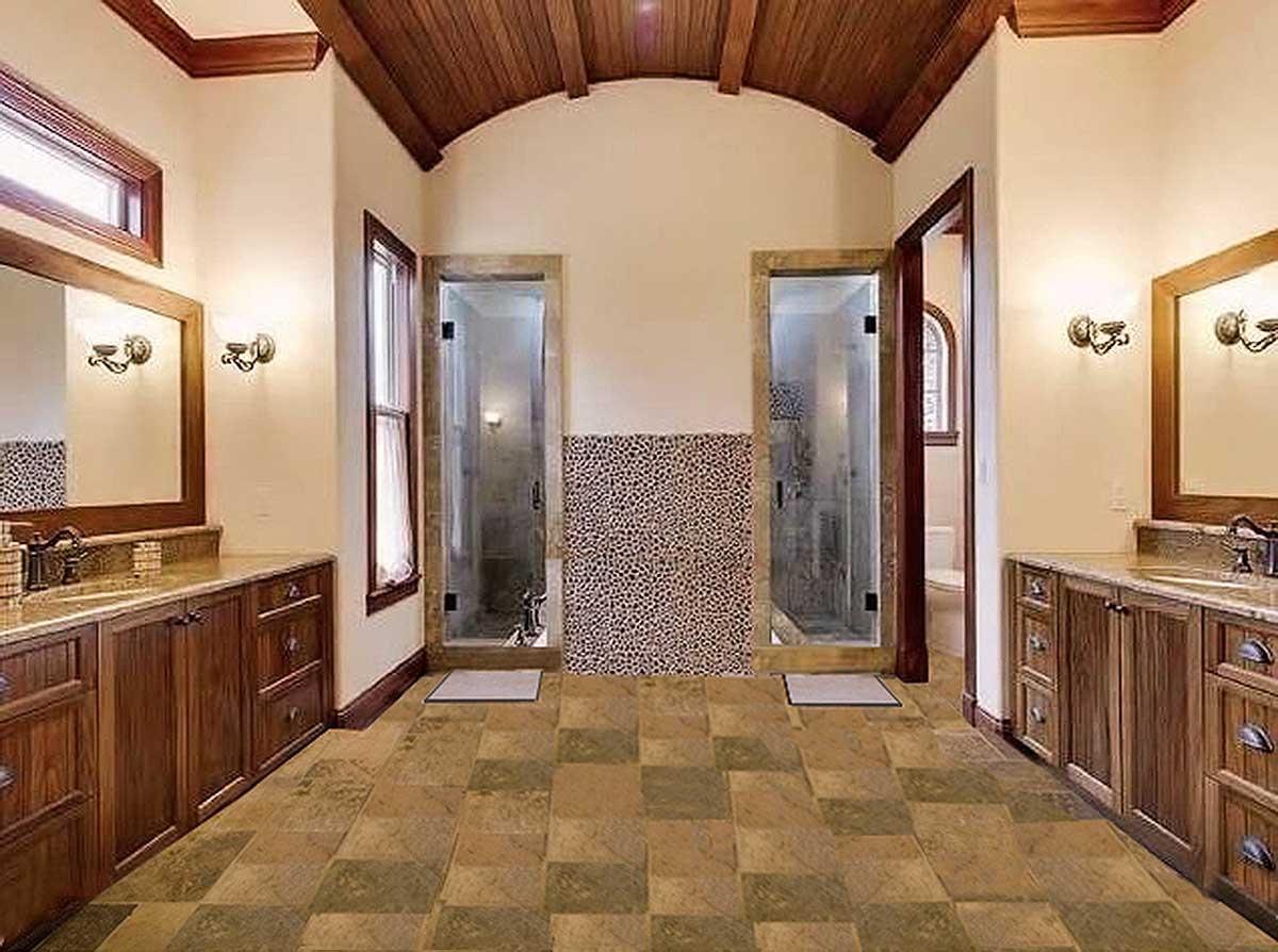 Plan 25646GE: Showcase Craftsman Home Plan with Curved Rear Patio and a 3-Car Garage - 3110 Sq Ft - Image #15 - Craftsman, Mountain