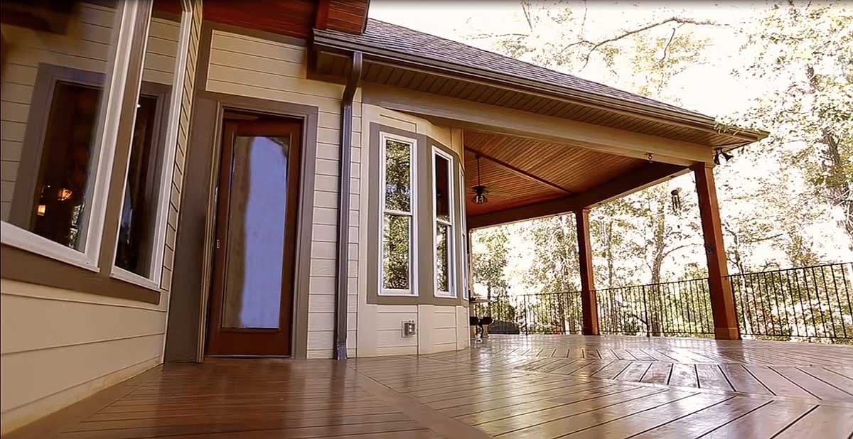 Plan 25646GE: Showcase Craftsman Home Plan with Curved Rear Patio and a 3-Car Garage - 3110 Sq Ft - Image #20 - Craftsman, Mountain