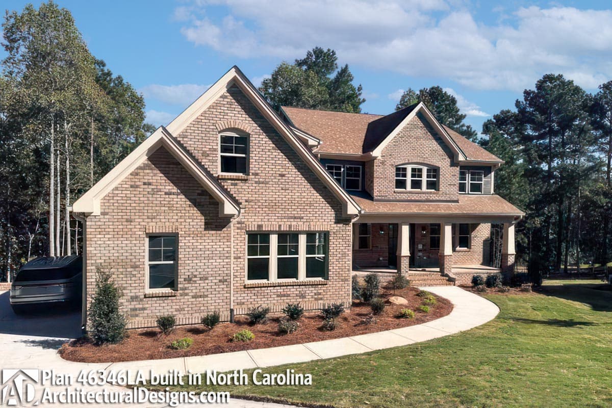 build gallery item - House Plan 46346LA Comes to Life in North Carolina