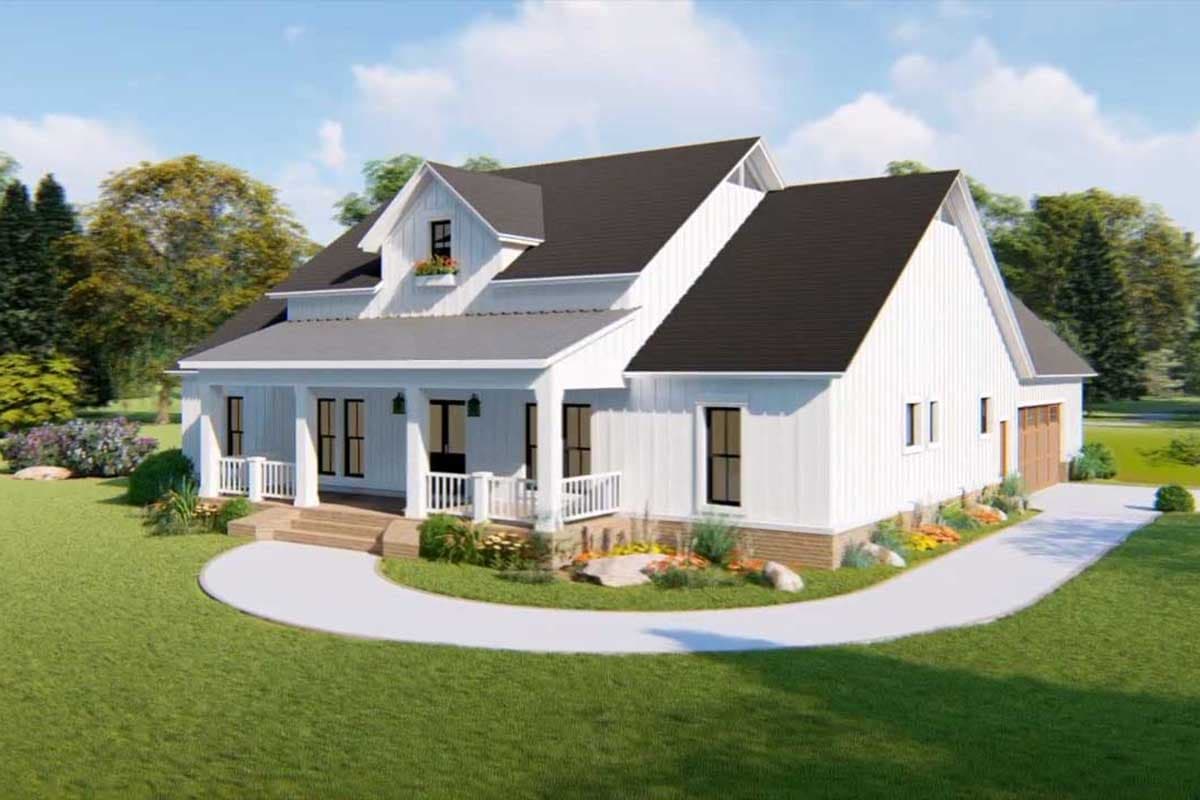 Plan 51186MM: Open Concept 3-Bed Modern Farmhouse Plan - Image #4 - Country, Farmhouse, Modern Farmhouse, Ranch