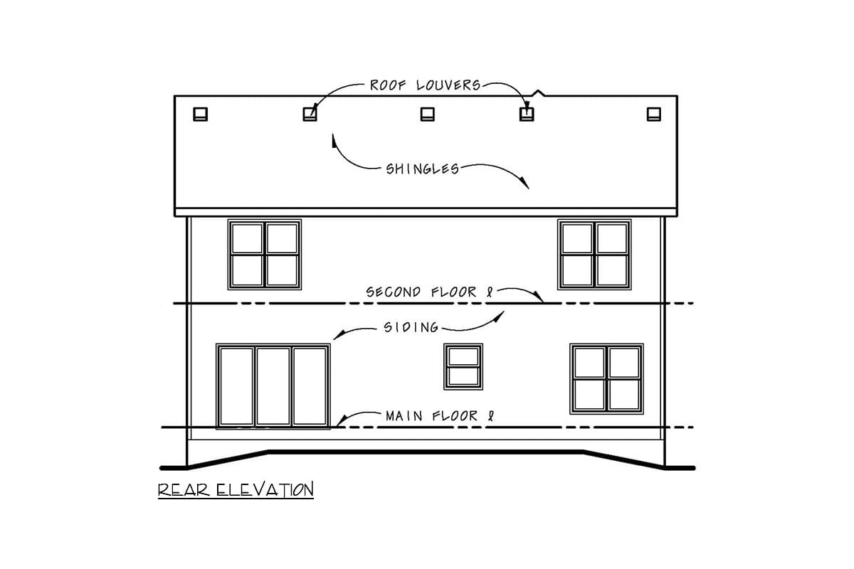 Plan 42543DB: 4-Bedroom Traditional Home Plan with Den - Image #6 - Traditional