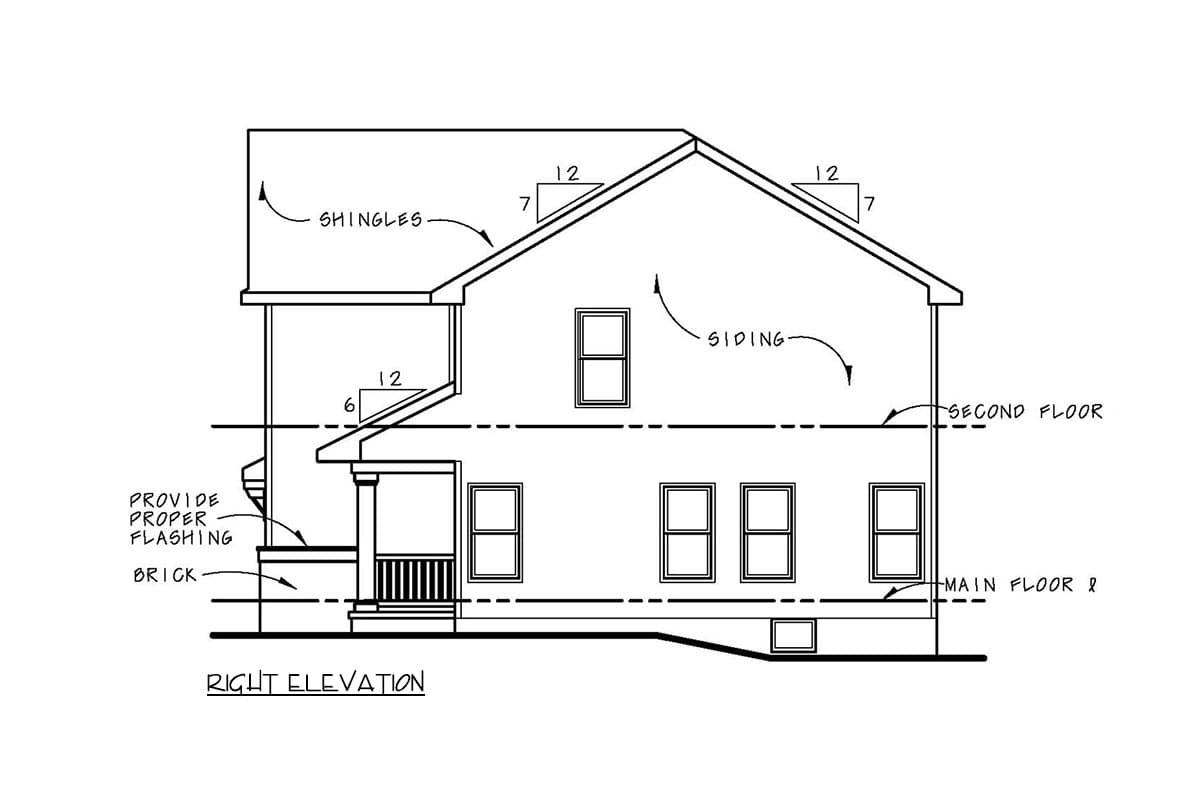 Plan 42543DB: 4-Bedroom Traditional Home Plan with Den - Image #7 - Traditional