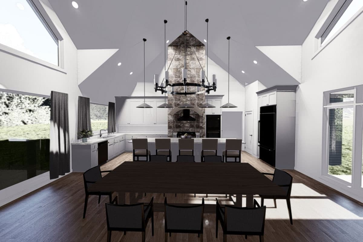 Plan 70593MK: Craftsman Home Plan with Lower Level Game and Bunk Rooms - 3415 Sq Ft - Virtual Tour Cover Image - Contemporary, Craftsman, Mountain, Vacation