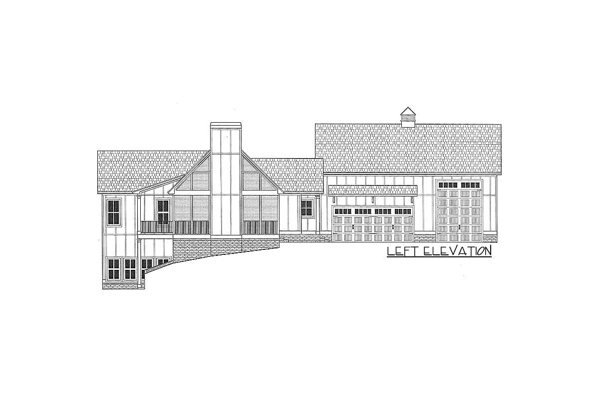 Plan 24388TW: Exclusive Craftsman Ranch Home Plan with Barndominium Car Studio - Image #24 - Barndominium, Country, Craftsman, Northwest