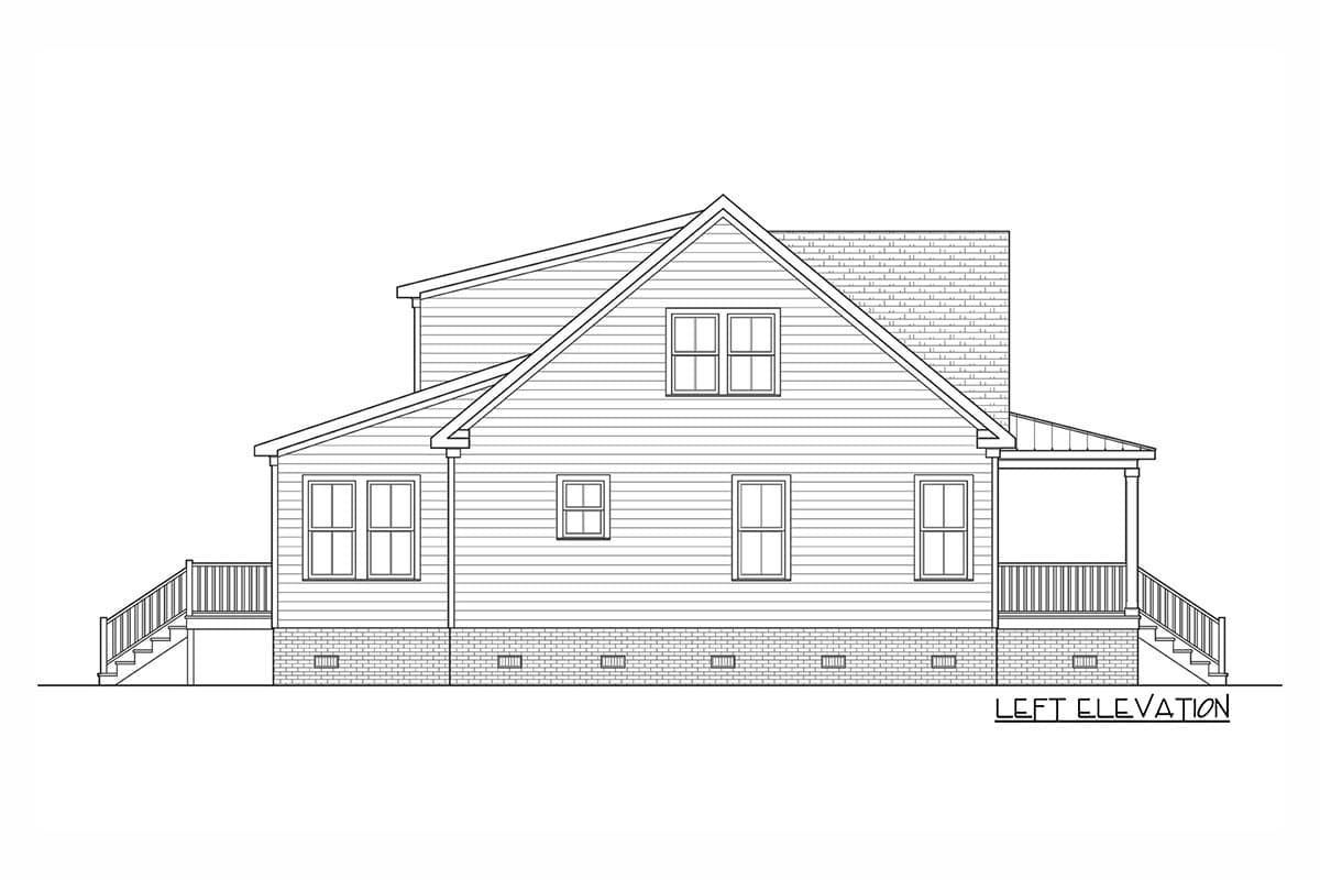 Plan 31541GF: 4-Bed Arts & Crafts House Plan with Loft - Image #7 - Bungalow, Cottage, Country