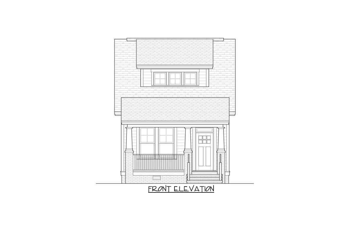 Plan 31529GF: 3-Bedroom Bungalow Plan for a Narrow Lot - Image #5 - Bungalow, Cottage, Country, Craftsman, Vacation