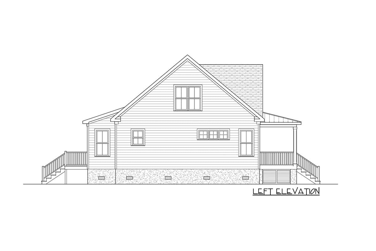 Plan 31534GF: Charming Bungalow Plan with Main-Floor Master - Image #6 - Bungalow, Cottage, Craftsman, Vacation
