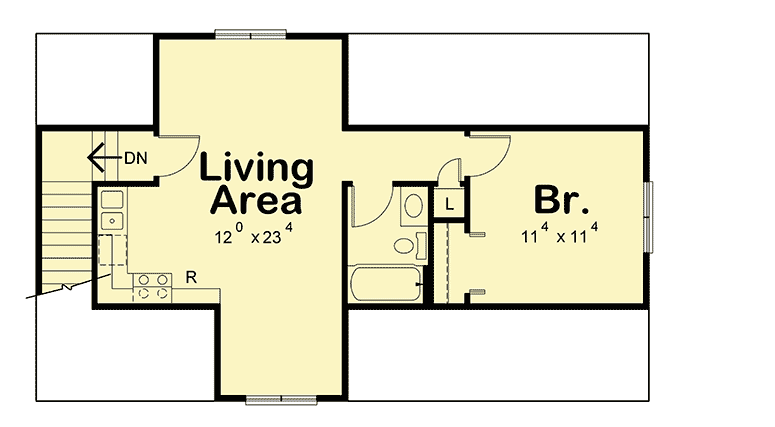 Plan 42551DB: Craftsman-Style Carriage House Plan - Floor Plan - 2nd Floor - Carriage, Craftsman