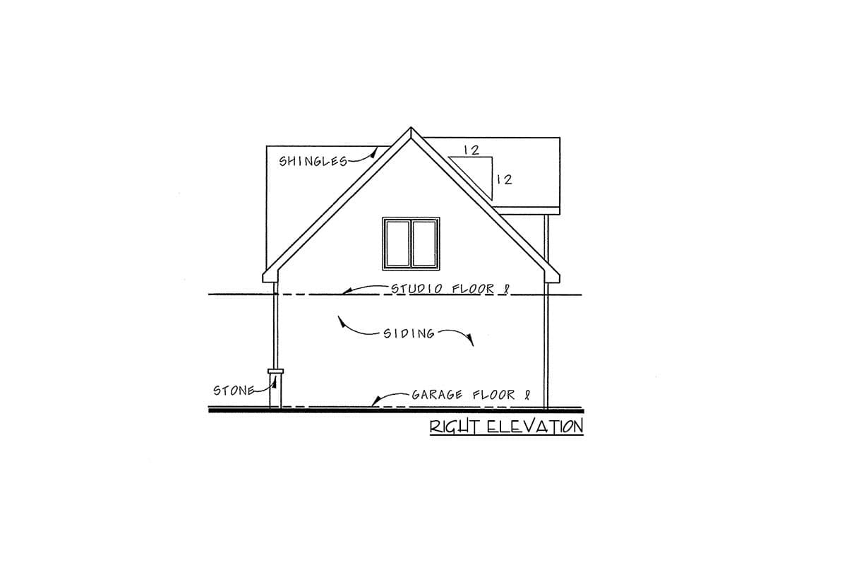Plan 42552DB: French Country Garage Apartment Plan - Image #5 - Carriage, French Country, Traditional