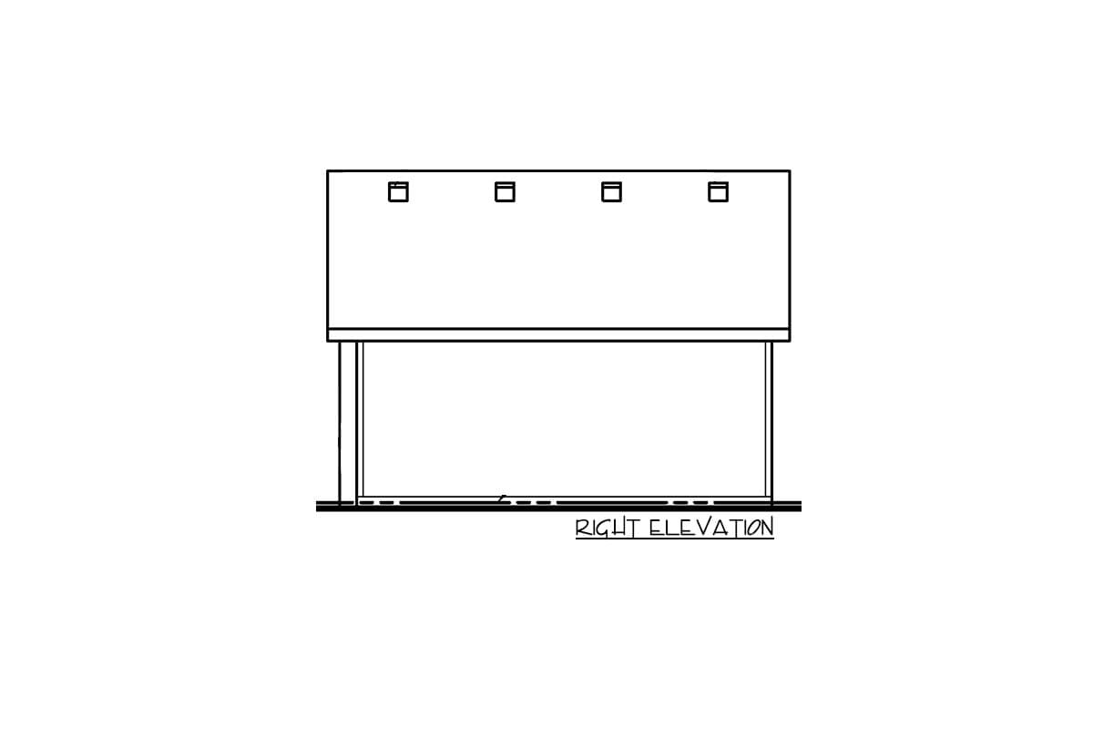 Plan 42549DB: Simple One-Story Detached Garage Plan - Image #4 - Southern, Traditional