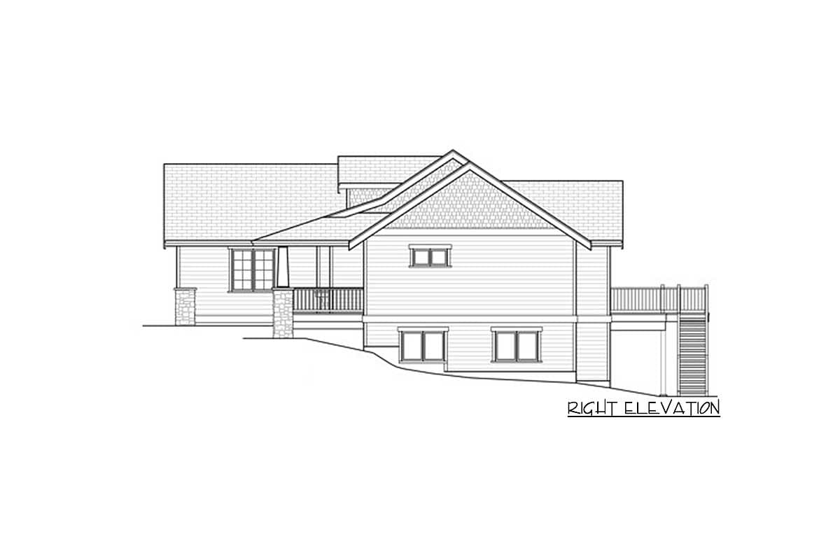 Plan 280019JWD: 3-Bedroom Craftsman House Plan with Den and Walkout Basement - Image #33 - Craftsman, Mountain, Northwest
