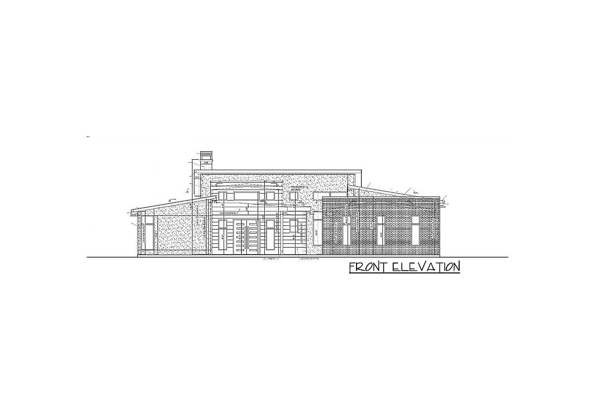 Plan 430042LY:  3-Bedroom Contemporary Home Plan - Image #24 - Contemporary, Mid Century Modern, Modern