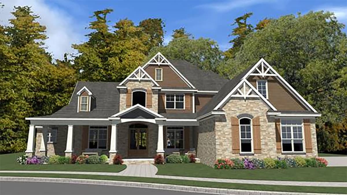Plan 86314HH: Stunning and Versatile 5-Bedroom French Country House Plan - Image #26 - Craftsman, French Country, Rustic, Traditional
