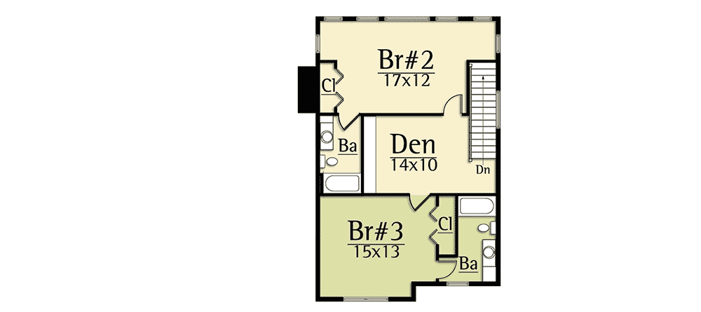 Plan 18866CK: Modern Home Plan with 2-Sided Fireplace - Floor Plan - 2nd Floor - Contemporary, Modern, Mountain, Northwest, Rustic